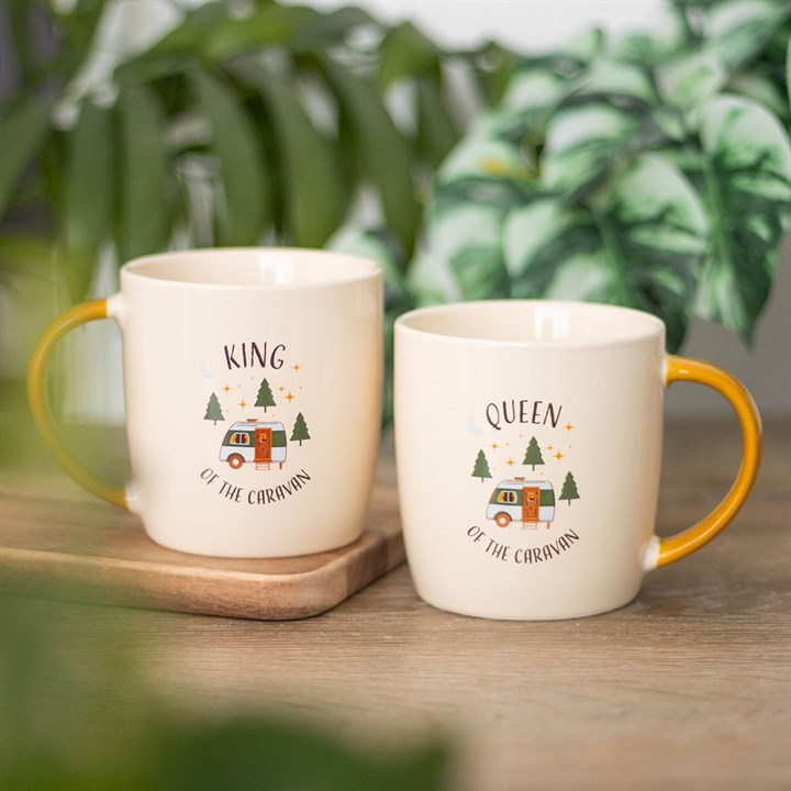 Camping King and Queen Couples Mug Set, image 1 of 6