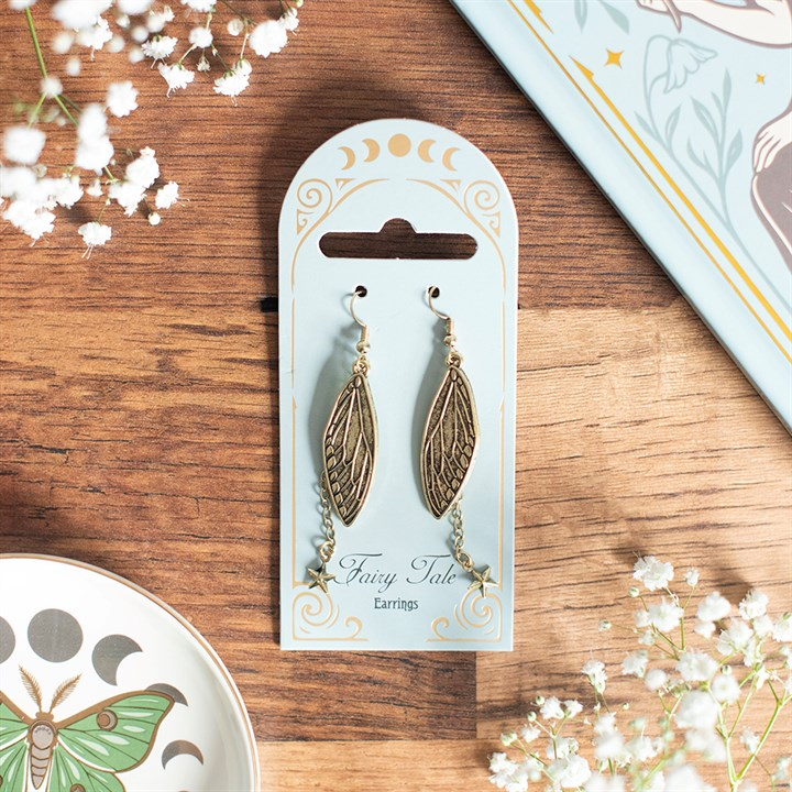 Fairy Tale Fairy Wing Earrings, image 1 of 5