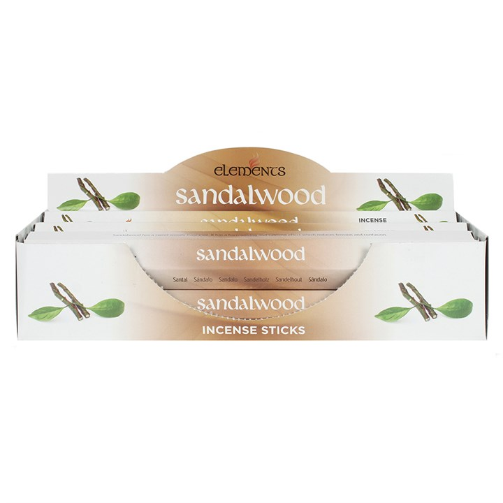 Set of 6 Packets of Elements Sandalwood Incense Sticks, image 1 of 2