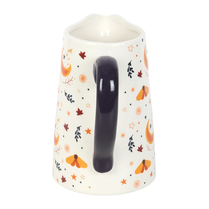 Autumn Magic Harvest Moon Print Ceramic Flower Jug, image 3 of 5