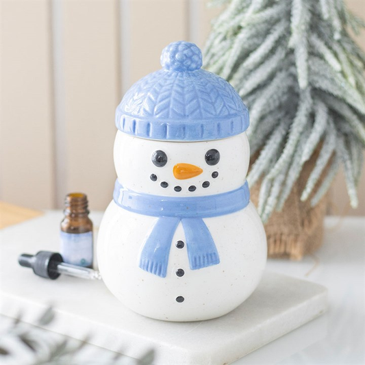 Winter Snowman Oil Burner, image 1 of 7