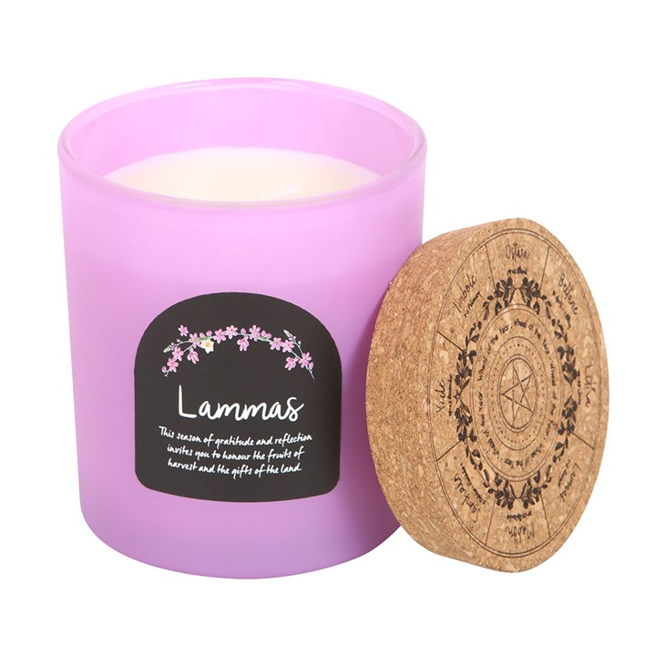 Lammas Cinnamon and Orange Wheel of the Year Candle, image 3 of 5
