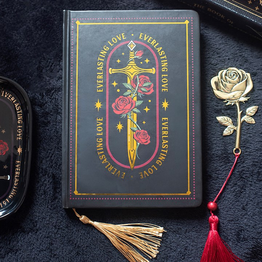 Rose and Sword A5 Notebook, image 1 of 5