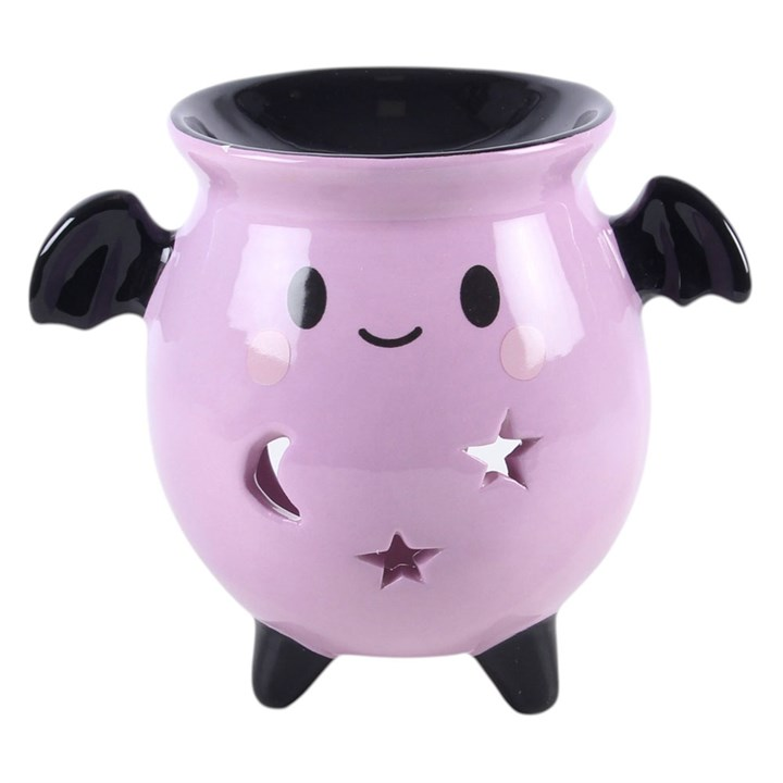 Pastel Bat Brew Cauldron Oil Burner, image 3 of 6