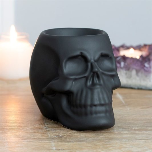 Black Skull Oil Burner, image 1 of 5