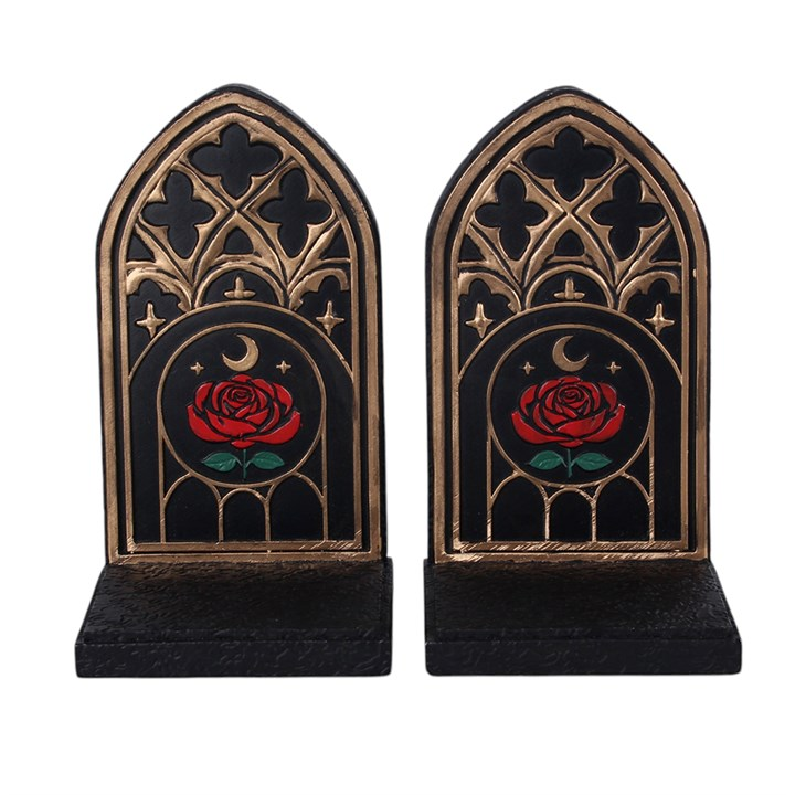 Gothic Rose Cathedral Arch Bookends, image 3 of 5