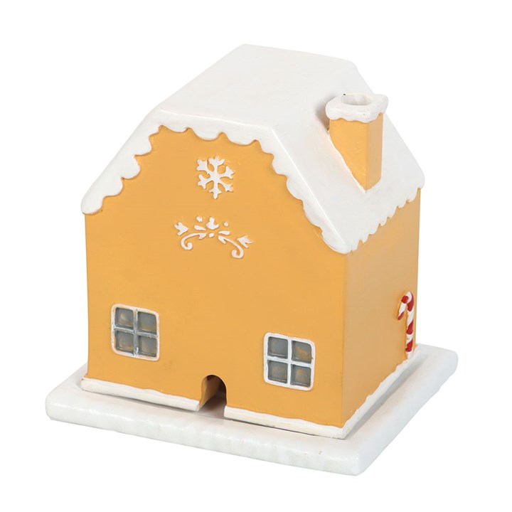 Candy Cane Gingerbread House Incense Cone Holder, image 4 of 5