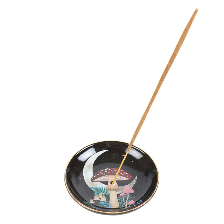 Forest Mushroom Ceramic Incense Plate, image 1 of 4