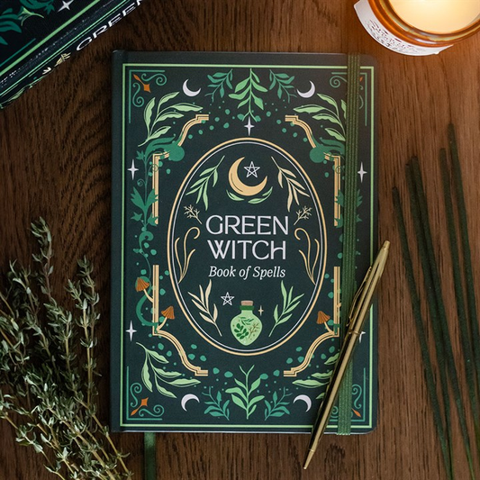 Green Witch A5 Notebook, image 1 of 7