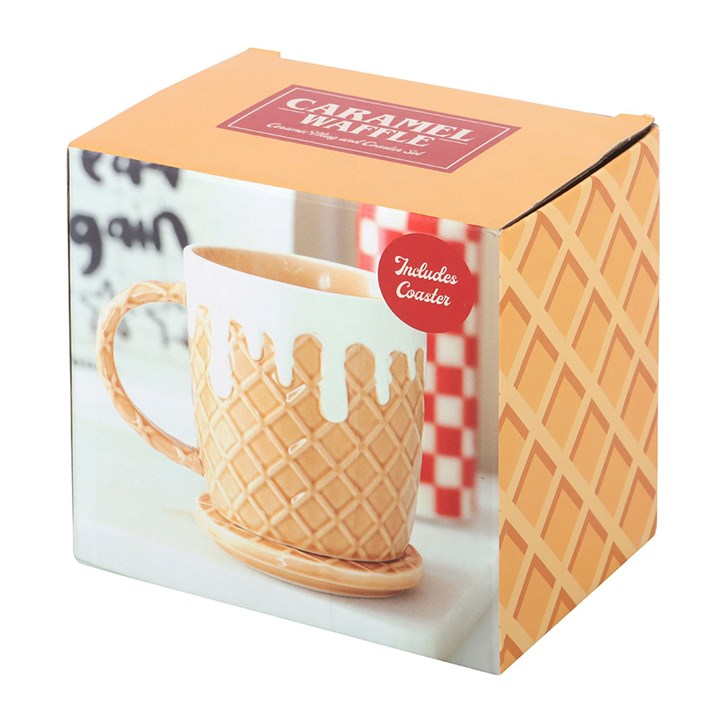 Waffle Mug and Coaster Set, image 6 of 6
