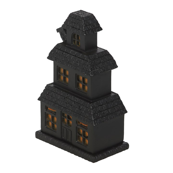Black Haunted House Incense Cone Holder, image 4 of 5