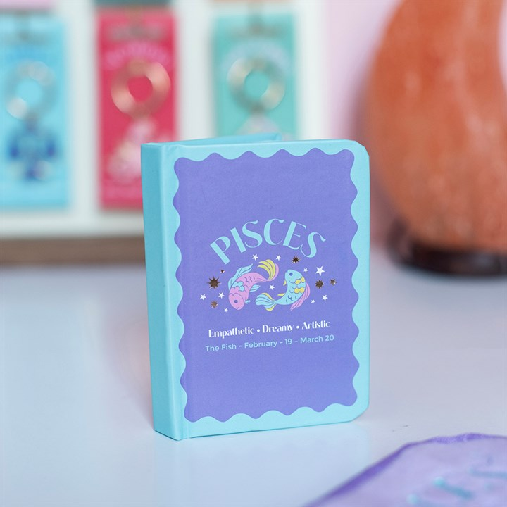 Zodiac Zest Pisces Mini Notebook, image 1 of 4