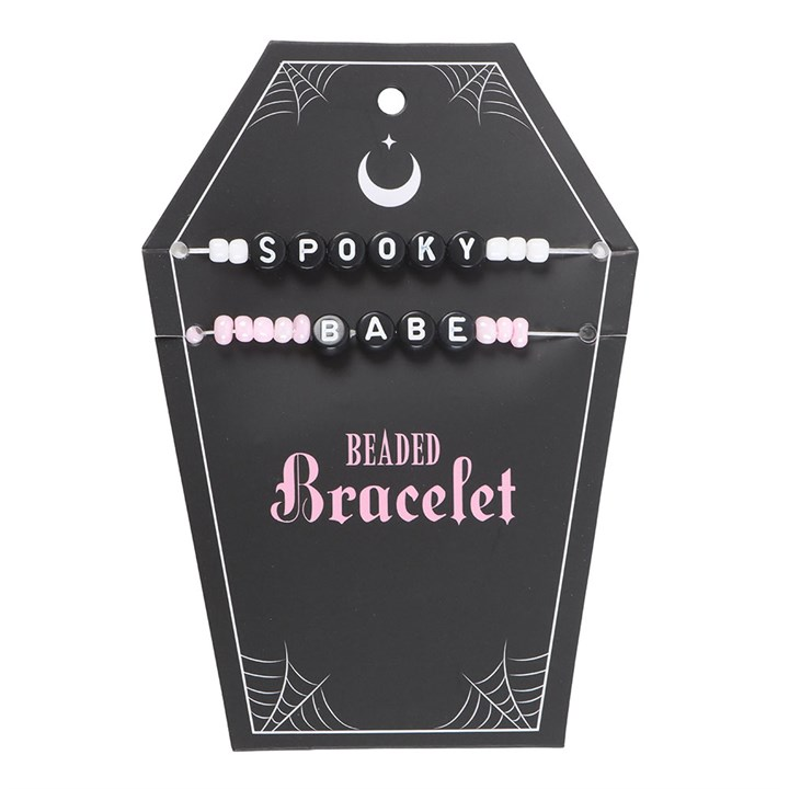 Spooky Babe Beaded Bracelet Set, image 2 of 5
