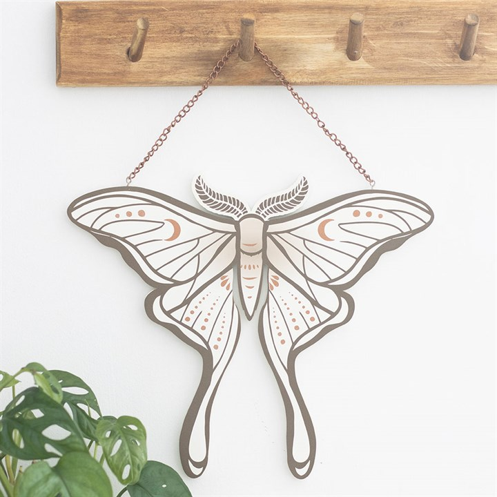 Luna Moth Hanging Sign, image 1 of 3