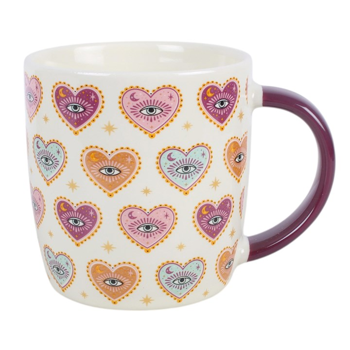 Sacred Sight Heart Print Mug and Tea Infuser Set, image 6 of 7