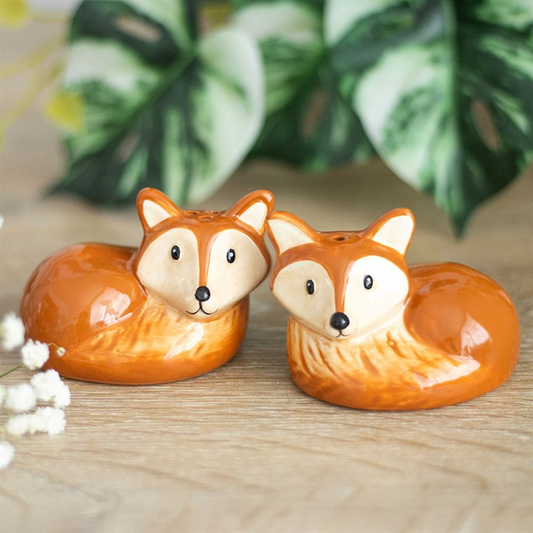 Fox Salt and Pepper Shakers, image 1 of 5