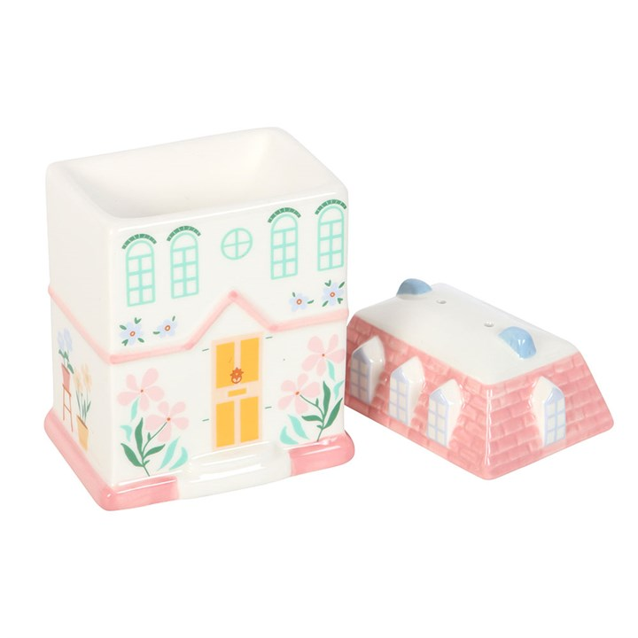 Pastel House Oil Burner and Wax Warmer, image 5 of 7