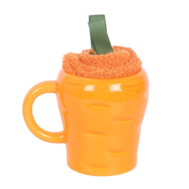 Carrot Shaped Mug and Socks Set, image 3 of 6