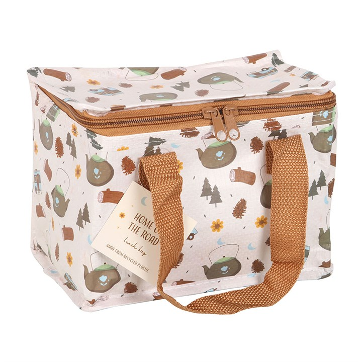 Home on the Road Camping Print Lunch Bag, image 2 of 5