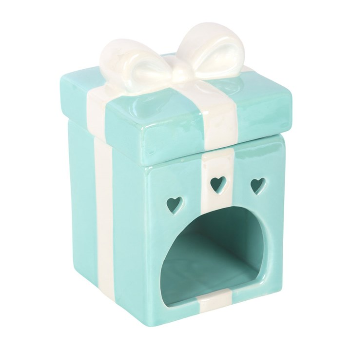 Blue Christmas Present Oil Burner, image 6 of 6