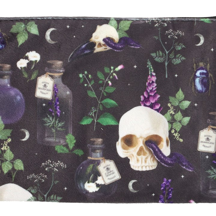 Venom & Vines Print Makeup Bag, image 3 of 5