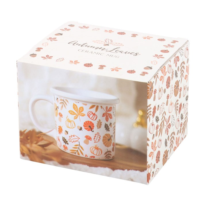 Autumn Leaves and Pumpkins Mug, image 5 of 6