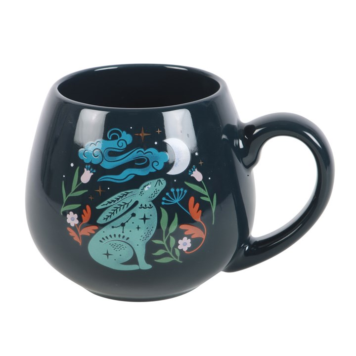 Midnight Hare Rounded Mug, image 4 of 5