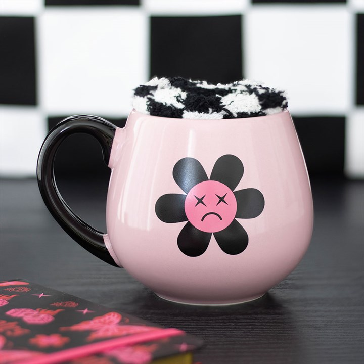 Sad Flower Mug and Socks Set, image 1 of 5