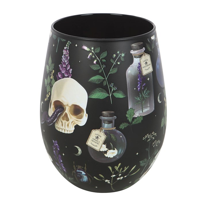 Venom & Vines Print Stemless Glass, image 2 of 5