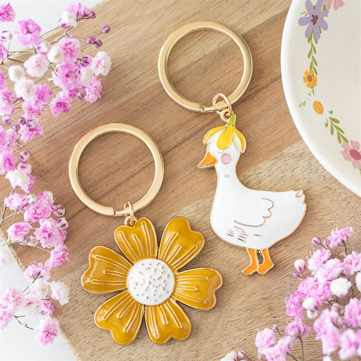 Yellow Daisy Keyring, image 5 of 5