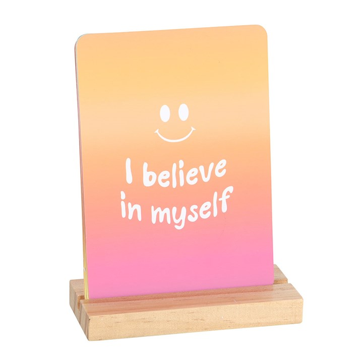 Mindful Moments Affirmation Cards with Wooden Stand, image 2 of 5