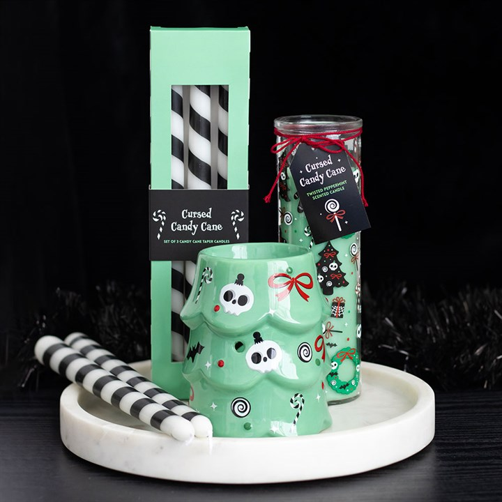 Creepy Christmas Tree Oil Burner and Wax Warmer, image 5 of 5