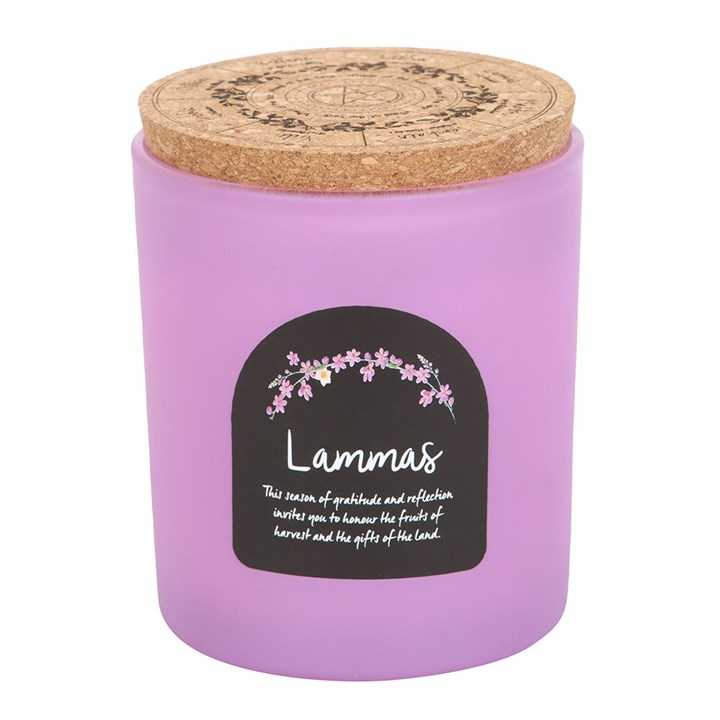 Lammas Cinnamon and Orange Wheel of the Year Candle, image 2 of 5