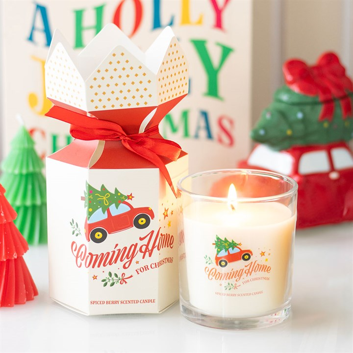 Coming Home for Christmas Spiced Berry Candle, image 1 of 5