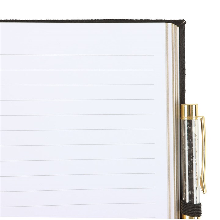 Book of Shadows Journal with Black Obsidian Crystal Pen, image 4 of 6
