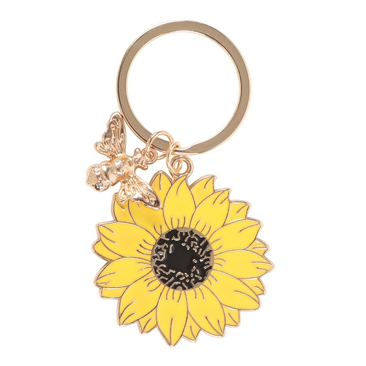 You Are My Sunshine Sunflower Keyring, image 3 of 5