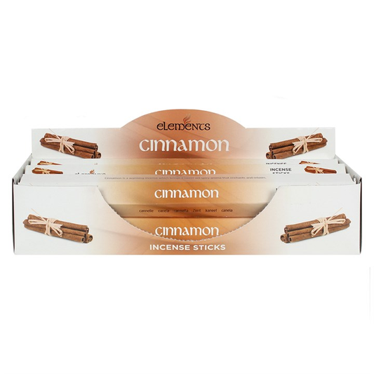 Set of 6 Packets of Elements Cinnamon Incense Sticks, image 1 of 2