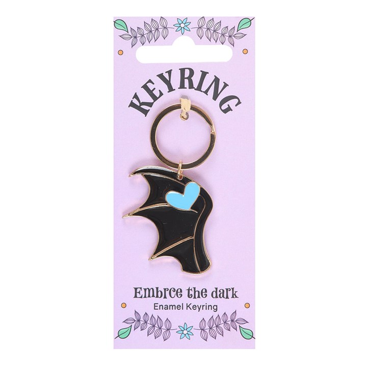 Embrace the Dark Enamel Keyring, image 2 of 3