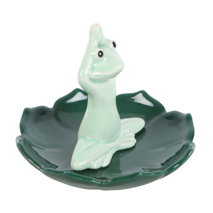 Yoga Frog Incense Stick Holder, image 5 of 5