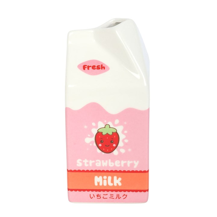 Strawberry Milk Carton Flower Vase, image 5 of 6