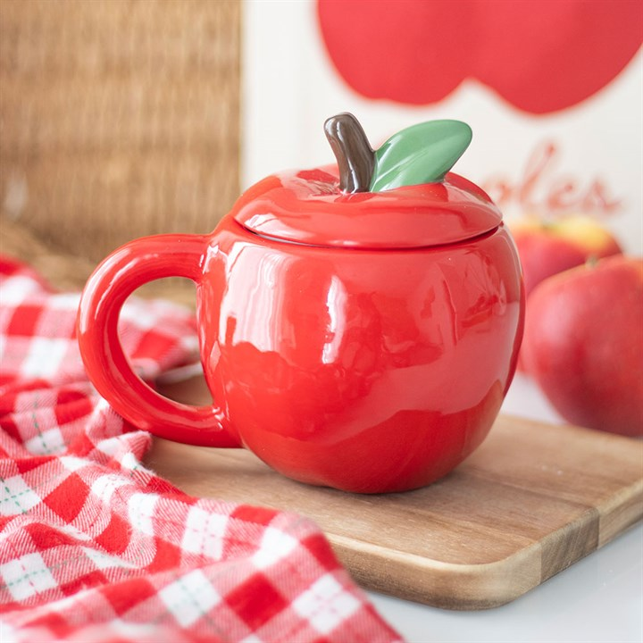 Apple Shaped Lidded Mug, image 1 of 6