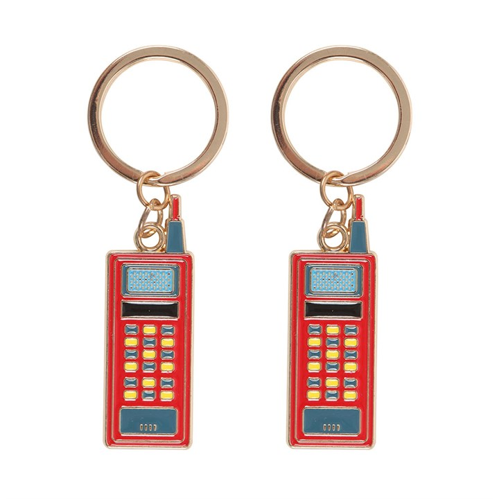 Set of 2 Friendship Walkie Talkie Keyrings, image 3 of 5