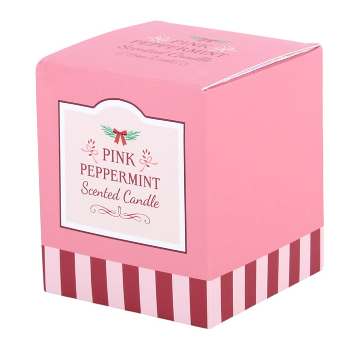 Pink Peppermint Scented Candle, image 6 of 7