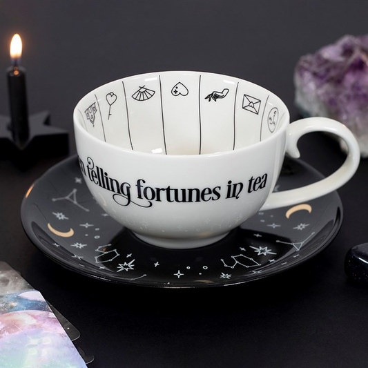 Fortune Telling Ceramic Teacup, image 1 of 6