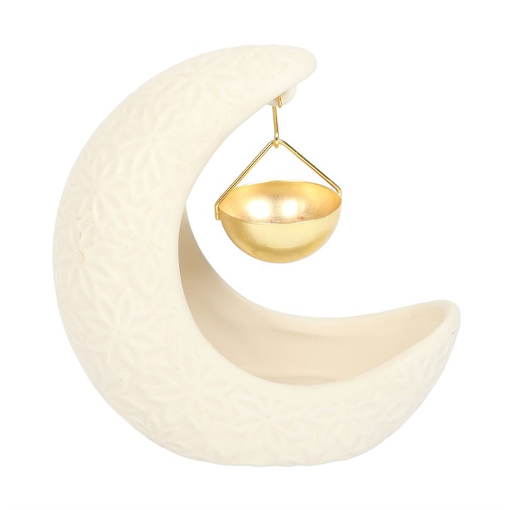 Crescent Moon Hanging Oil Burner, image 3 of 5