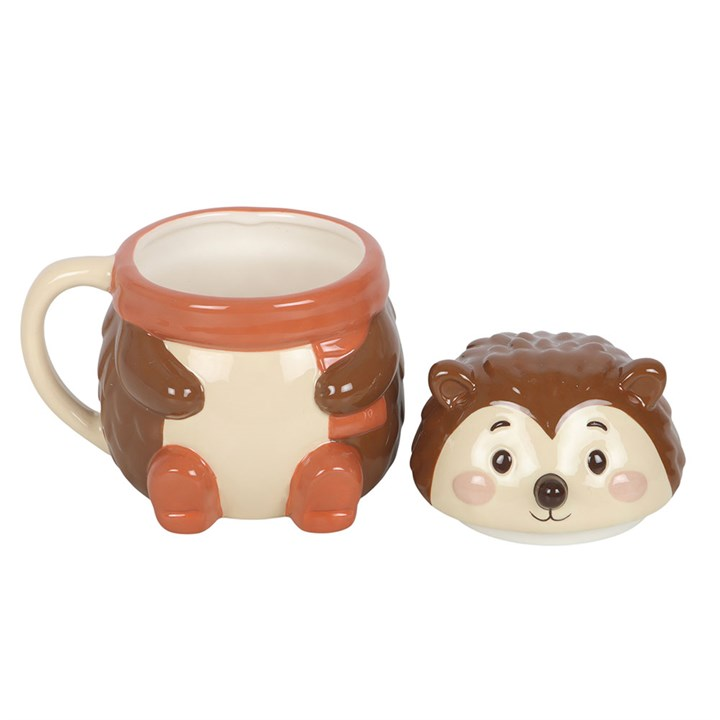 Hazel Hedgehog Lidded Mug, image 4 of 6