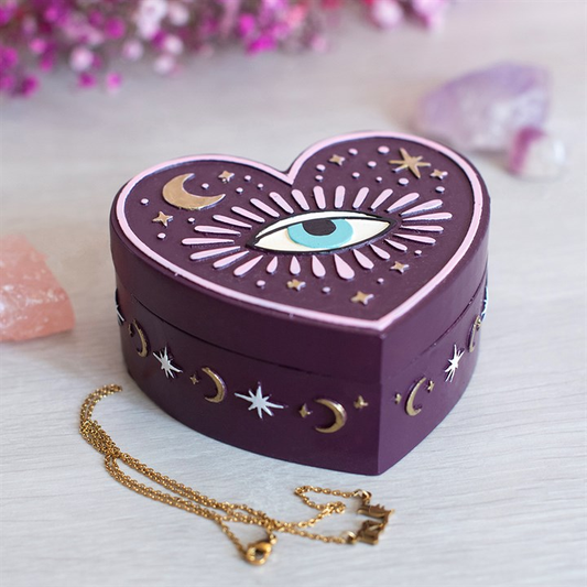 Sacred Sight Heart Trinket Box, image 1 of 7