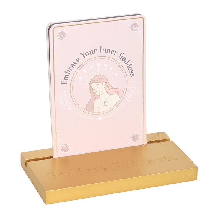 Goddess Energy Affirmation Cards with Wooden Stand, image 2 of 6