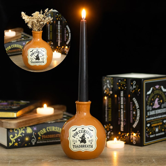 Toadbreath Potion Bottle Vase and Candle Holder, image 1 of 4