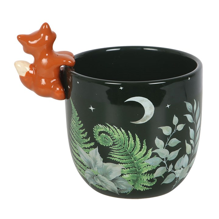 Green Forest Plant Pot with Fox, image 4 of 5